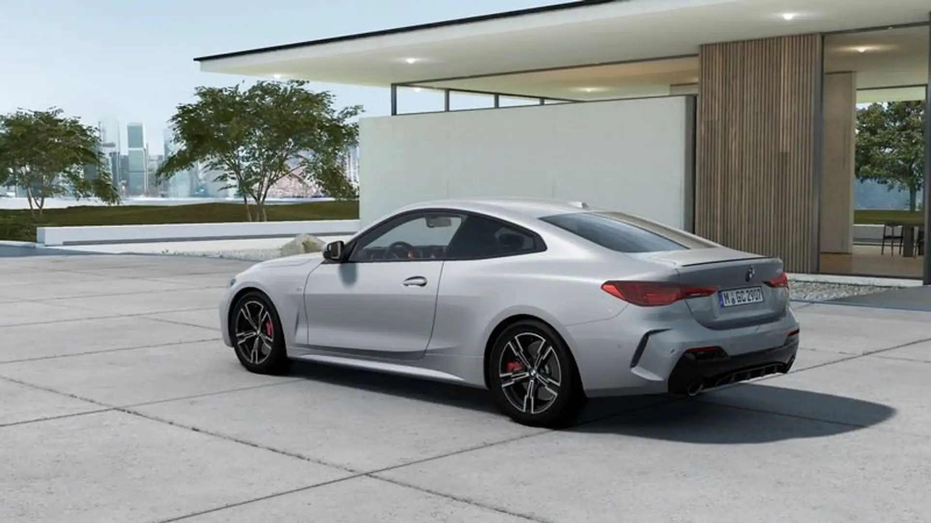 BMW 420 420d 48V Coupé Msport Grigio - 2