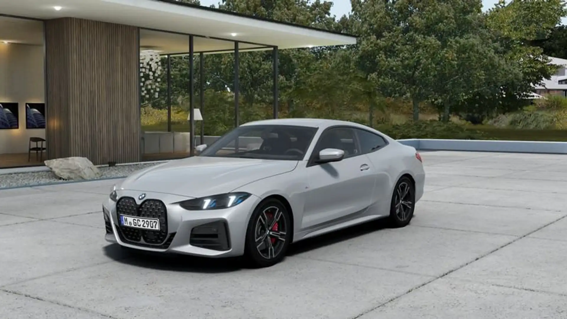 BMW 420 420d 48V Coupé Msport Grigio - 1