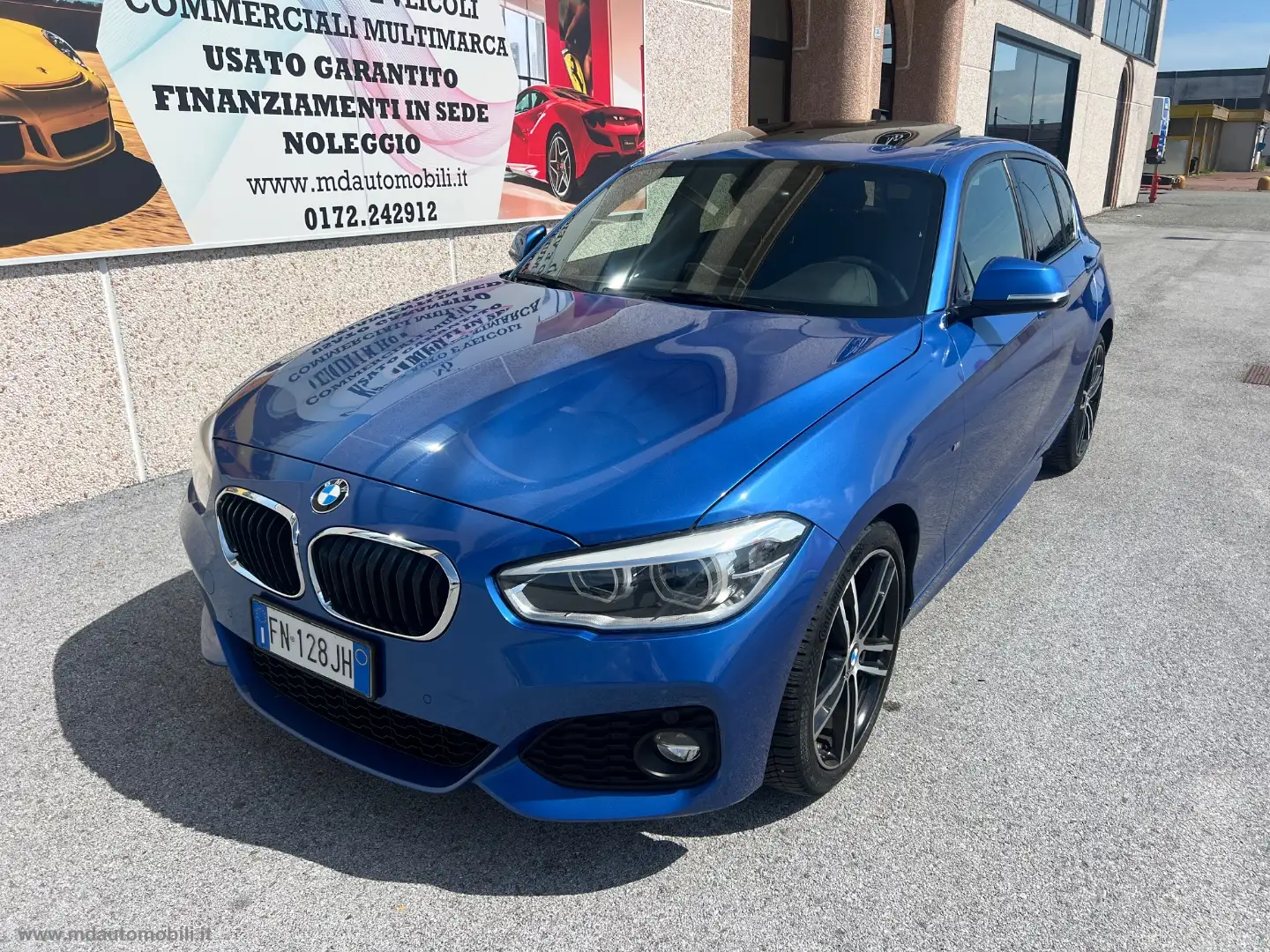 BMW 116 116d 5p. Msport AUTOMATICO TETTO LED 18 Kék - 1