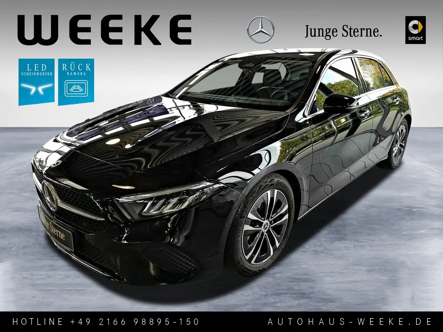 Mercedes-Benz A 180 Progressive ADVANCED+WINTER-LICHTP+RÜCKFAH Schwarz - 1