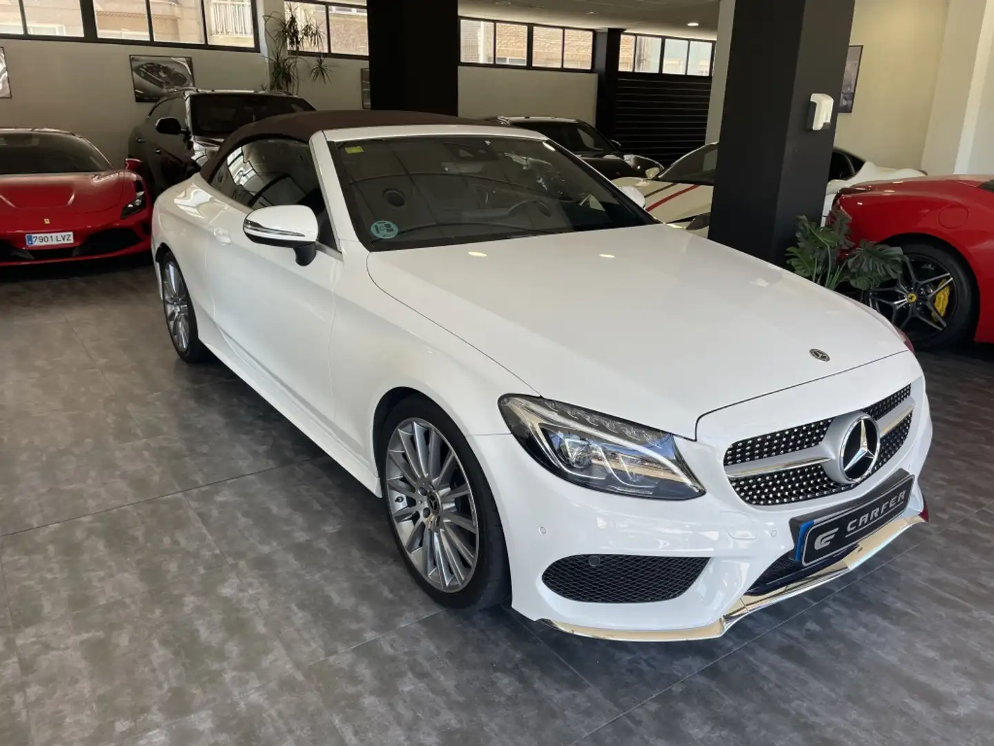 Mercedes-Benz C 220 Cabrio 220d 9G-Tronic Fehér - 2