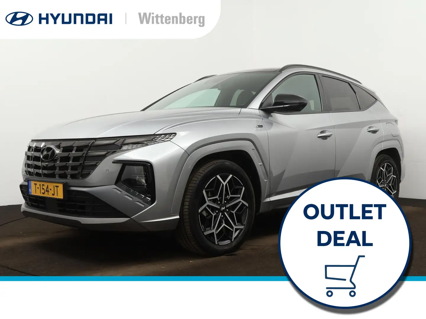 Hyundai TUCSON 1.6 T-GDI PHEV N Line Sky 4WD | Outletdeal! | Pano Grijs - 1