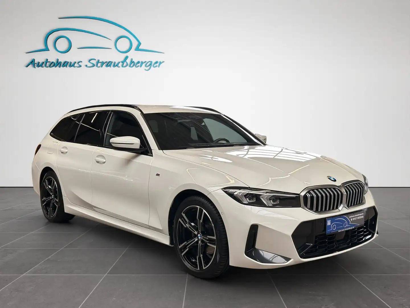 BMW 320 d Touring xDrive M Sport ACC AHK HiFi SHZ 3ZK Weiß - 2
