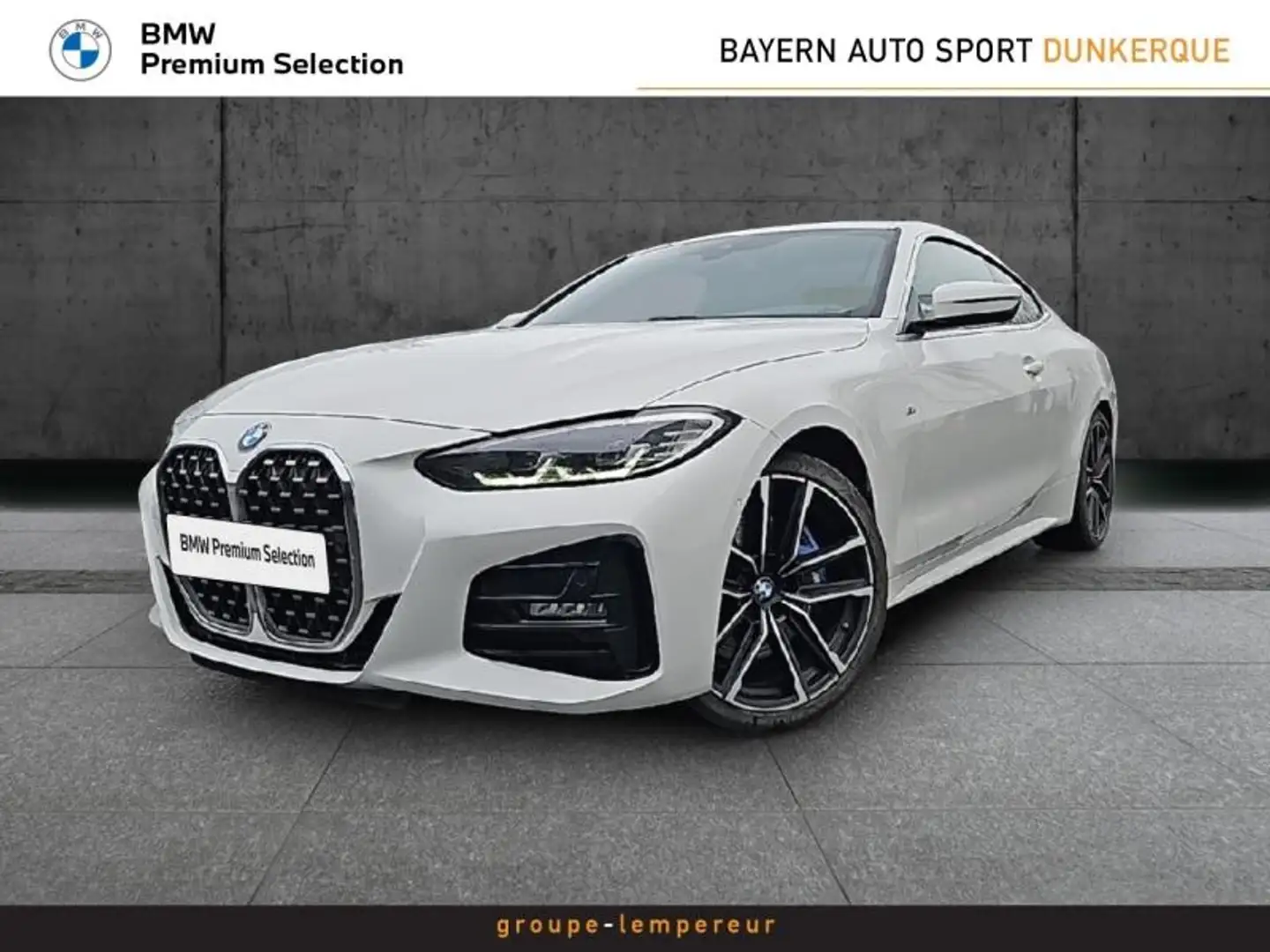 BMW 420 420dA 190ch M Sport Blanc - 1