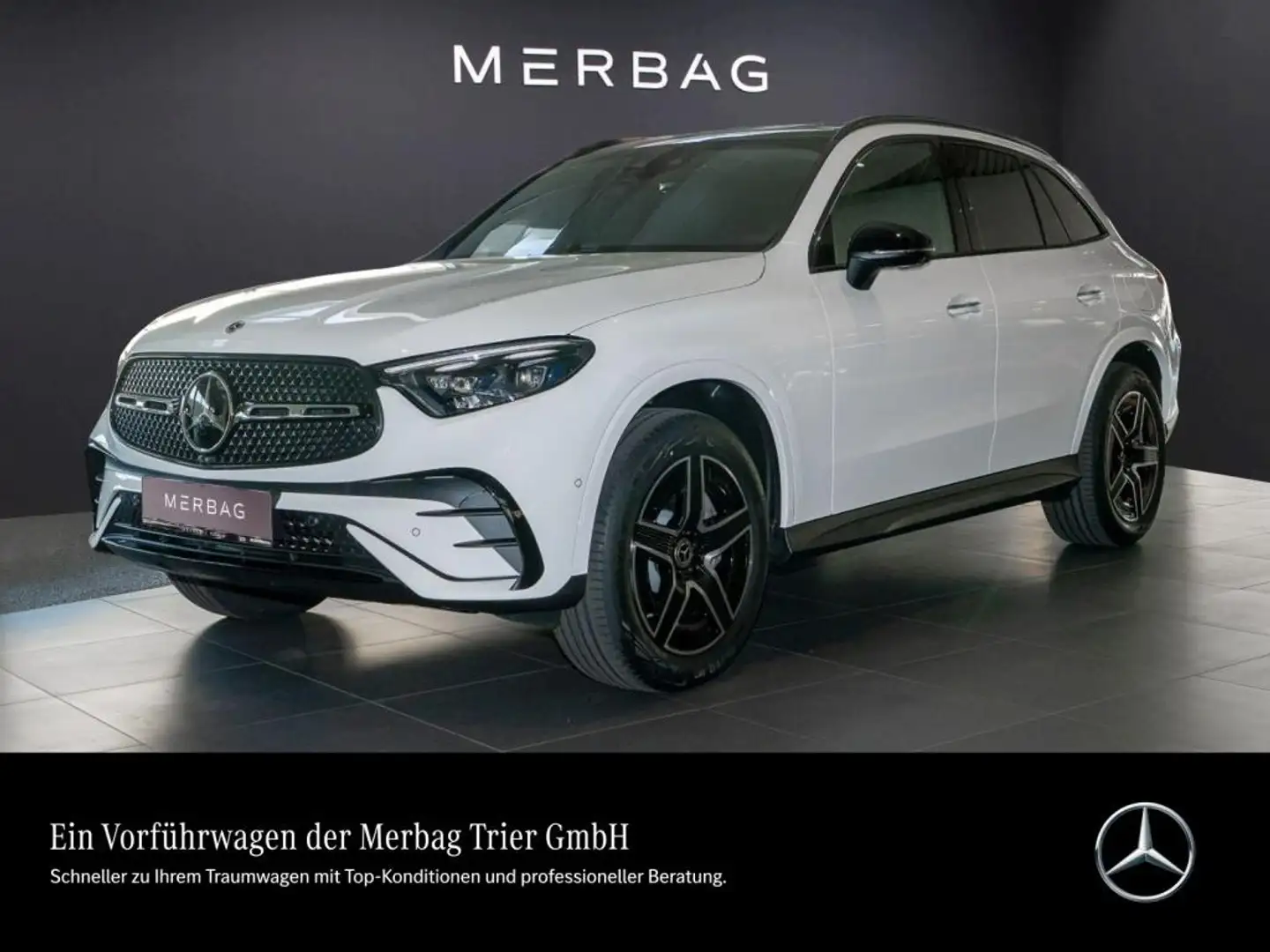 Mercedes-Benz GLC 300 de 4MATIC mit EQ Hybrid Technologie 360 Weiß - 1