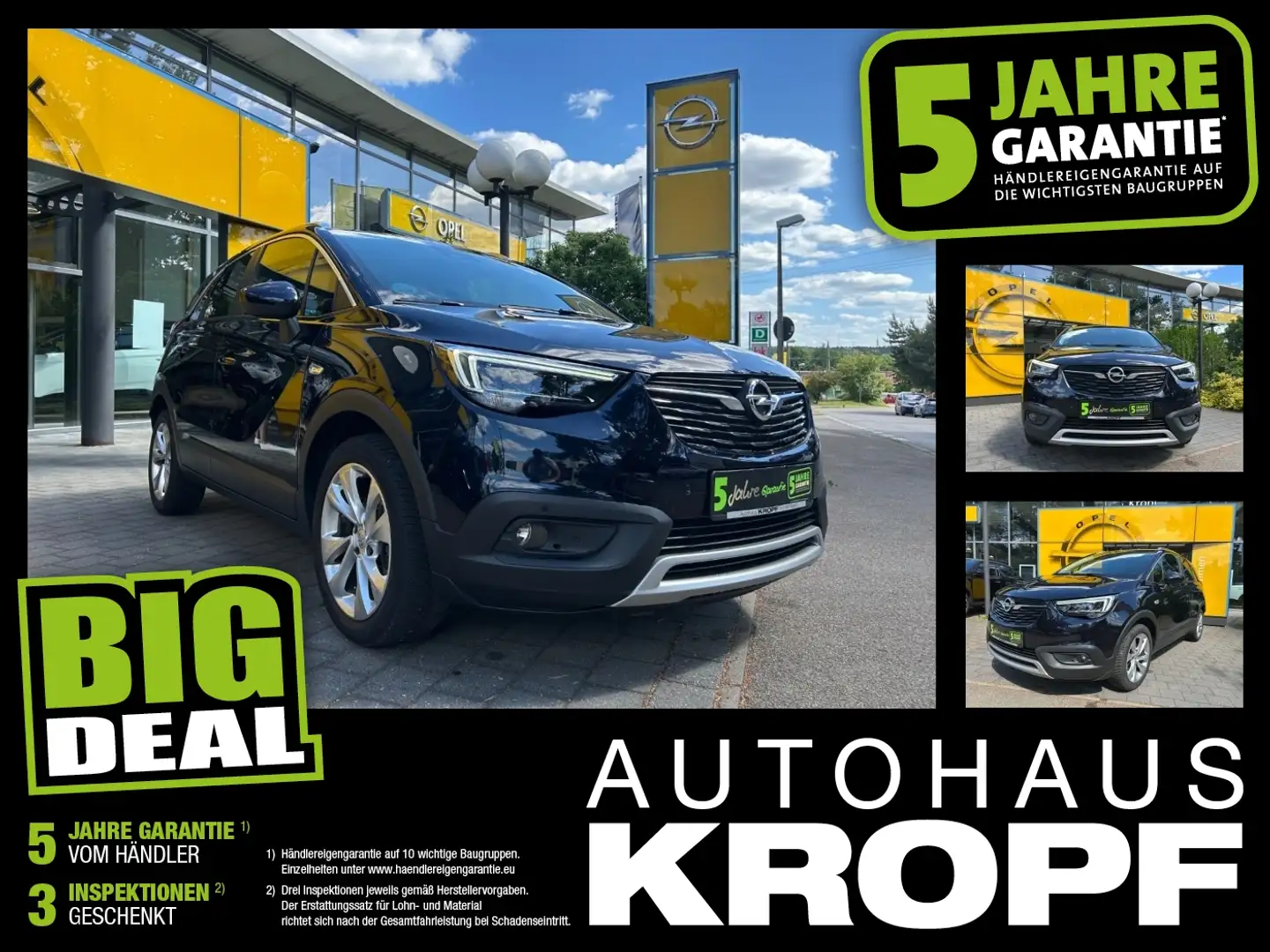 Opel Crossland 1.5 D INNOVATION SpurH LM 2xKlima PDC Bleu - 1