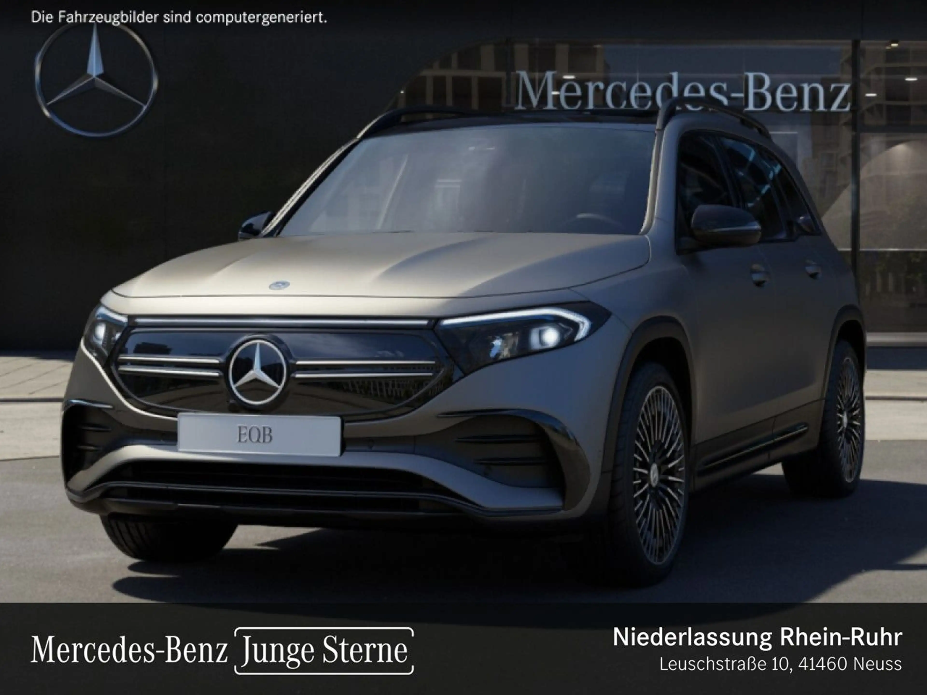 Mercedes-Benz EQB 300 4M AMG+NIGHT+20"+ADVANCED+PANO+KAMERA+SPUR — photo 2