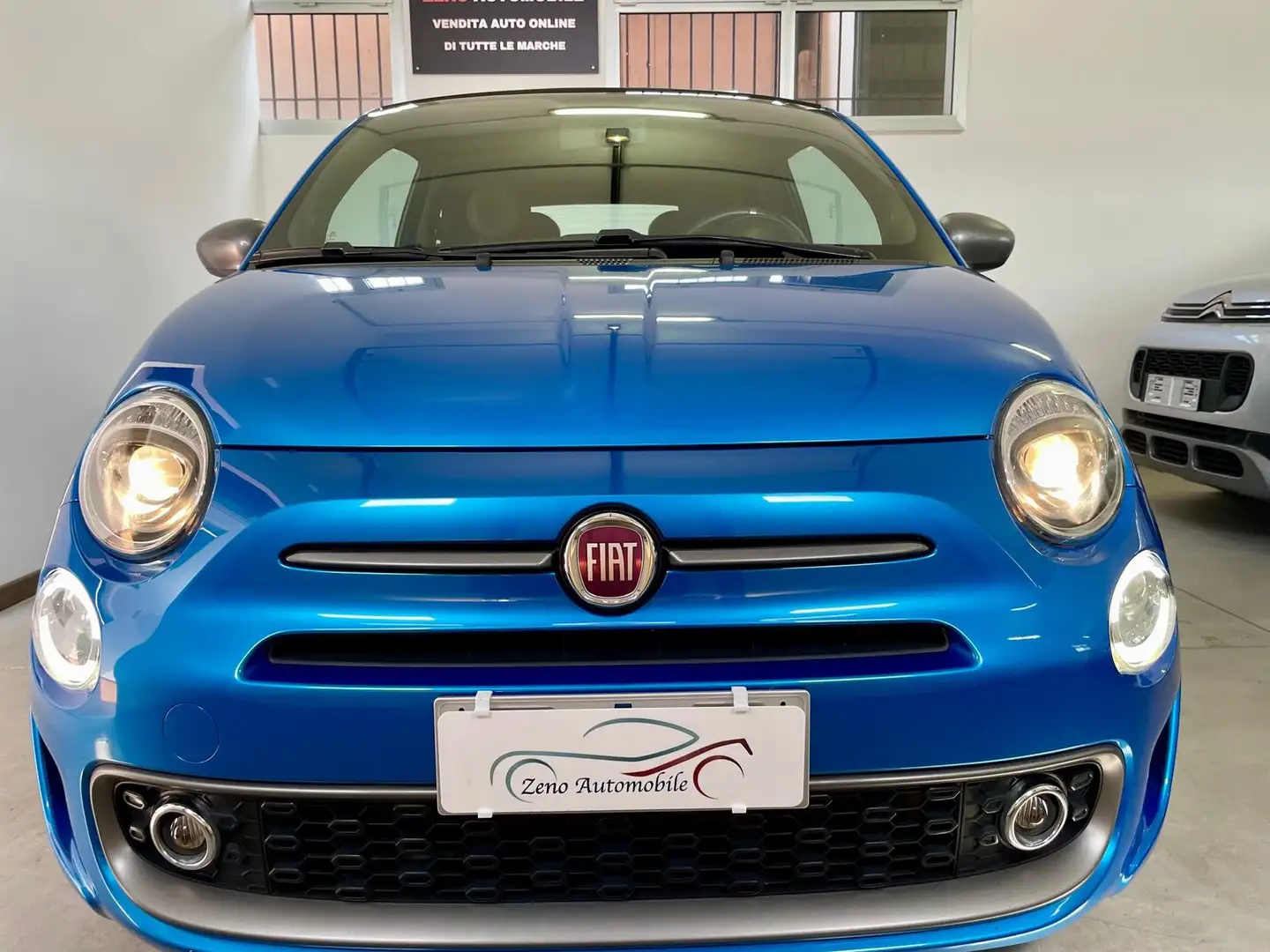 Fiat 500C Cabrio/Sport Blauw - 2