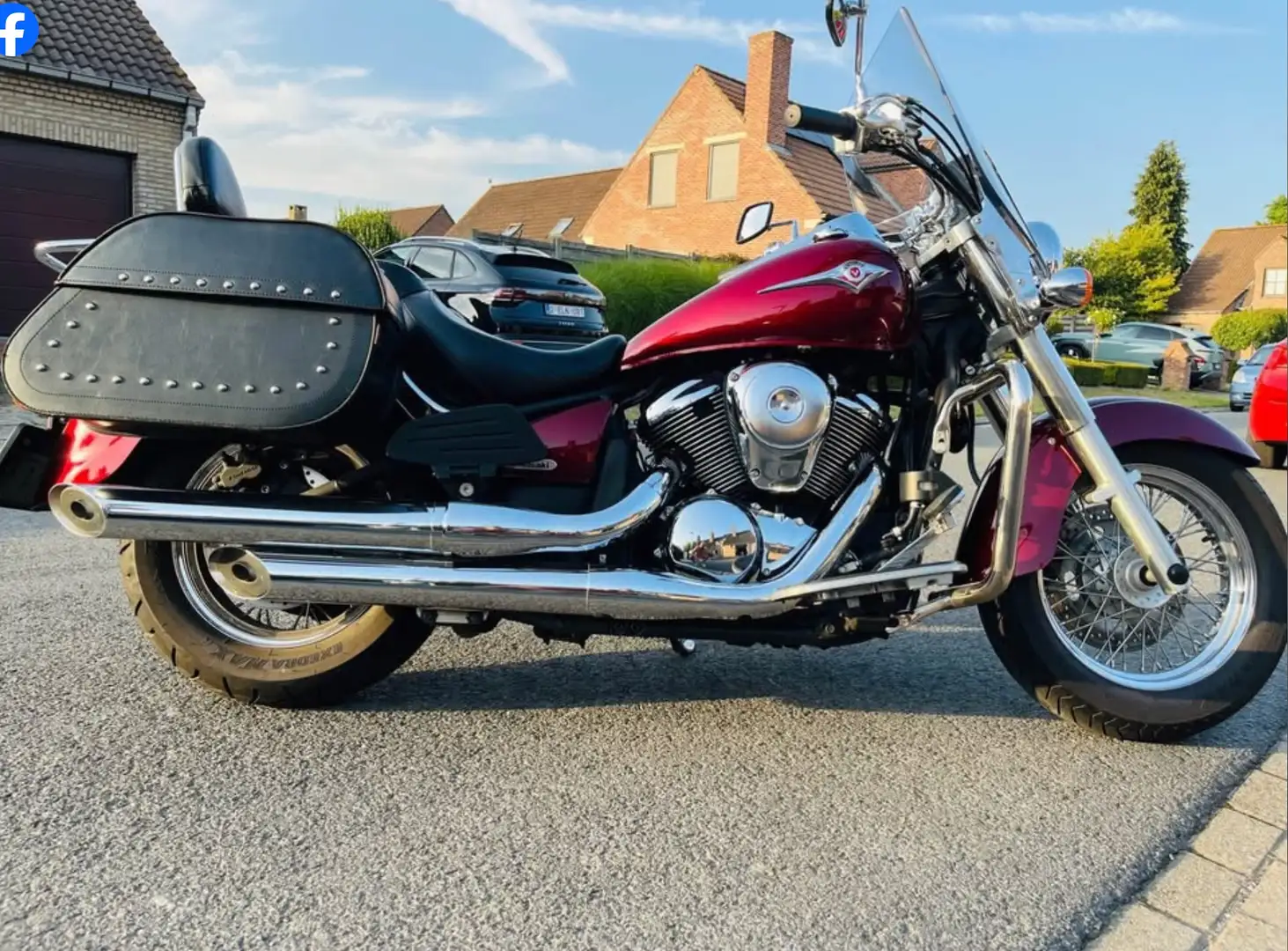 Kawasaki VN 900 Červená - 1
