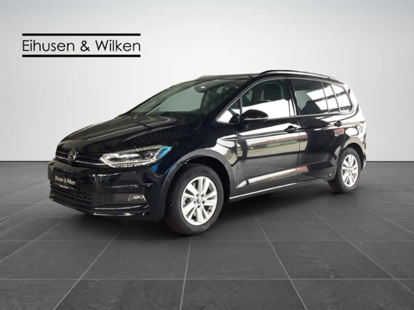 Volkswagen Touran Highline 2,0 l TDI SCR 110 kW (150 PS) 7-Gang-Dop Schwarz - 2