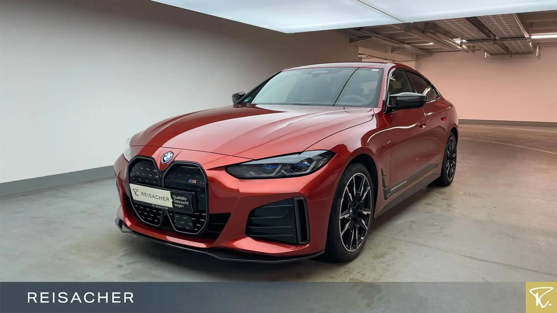 BMW i4 I4 A M50 M-Technik+Carbon eSitz+Mem DAProf Leder Orange - 1