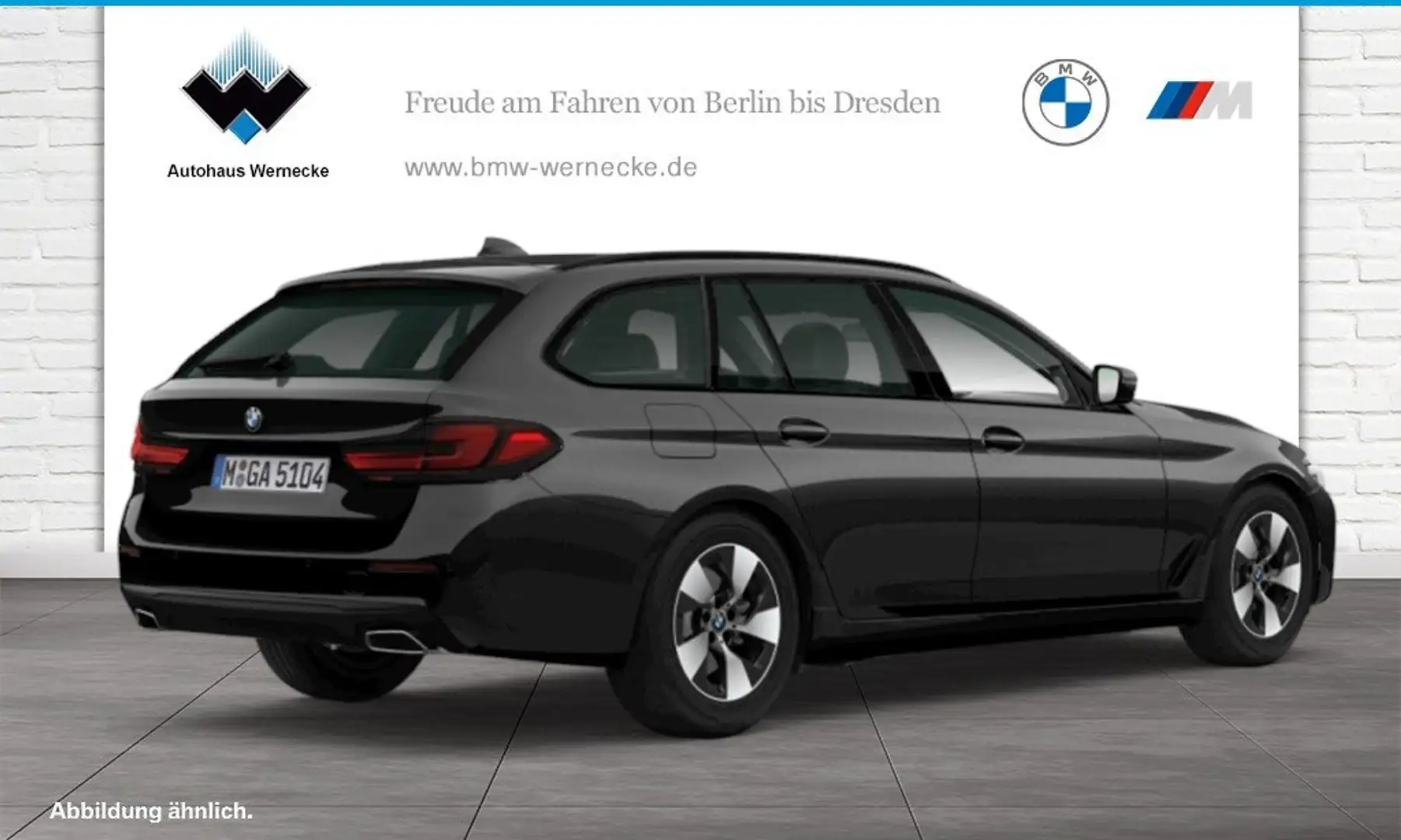 BMW 520 d Touring HK HiFi DAB WLAN Klimaaut. Shz PDC Schwarz - 2