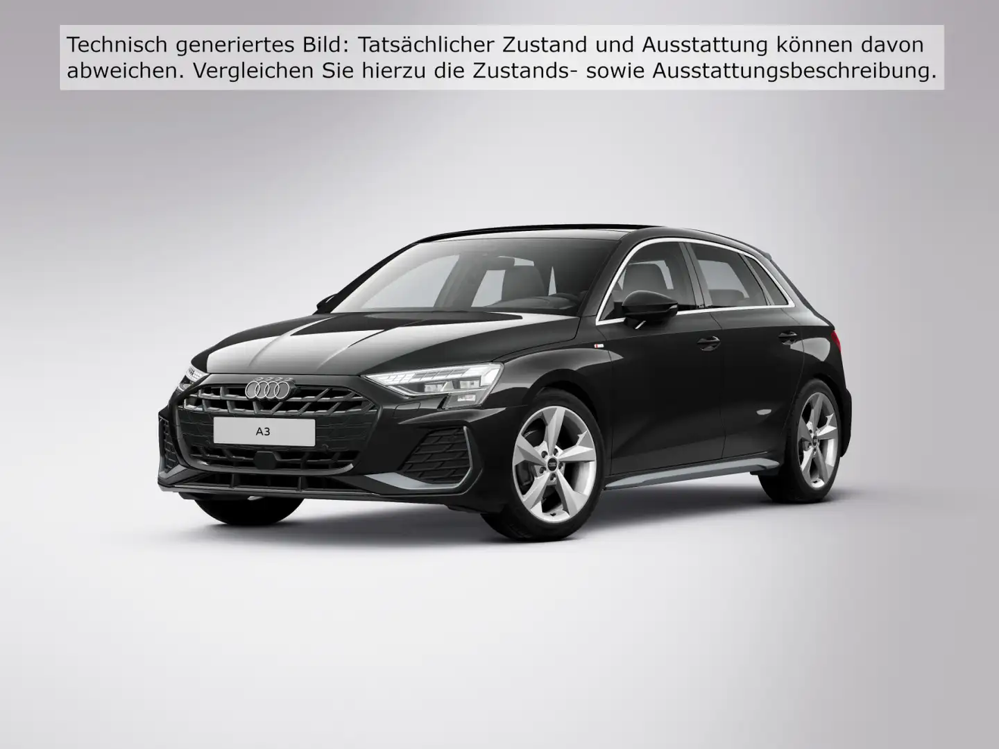Audi A3 S line 35 TFSI Matrix Pano SONOS Schwarz - 2