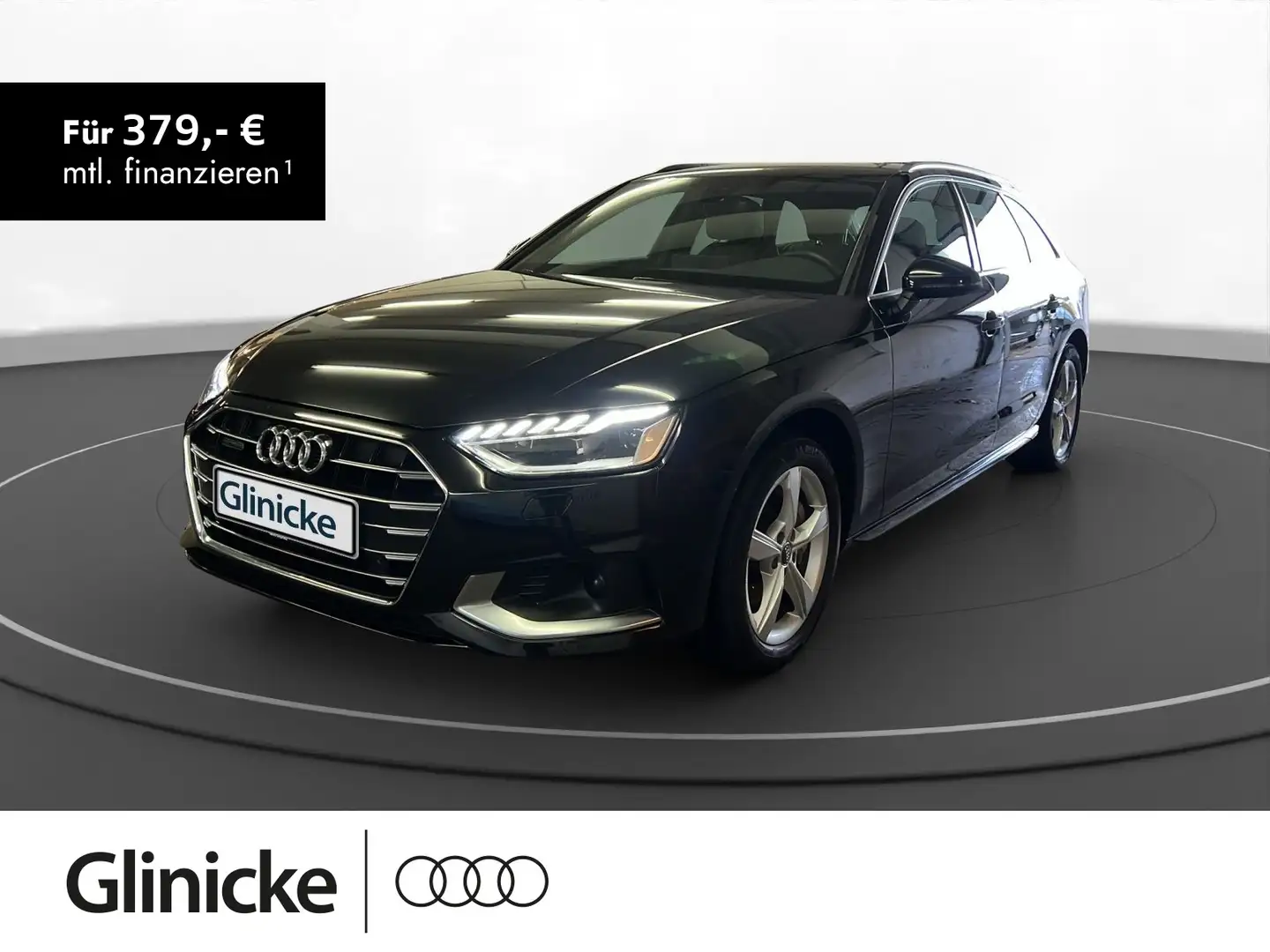 Audi A4 40 TDI qu. advanced AHK LED Navi RFK AC Negro - 1