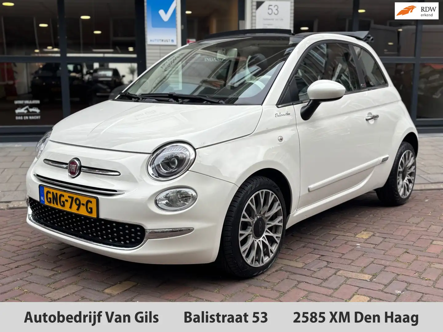 Fiat 500C 1.0 Hybrid DOLCEVITA | AIRCO | LED | LMV 16 | PDC Blanc - 1