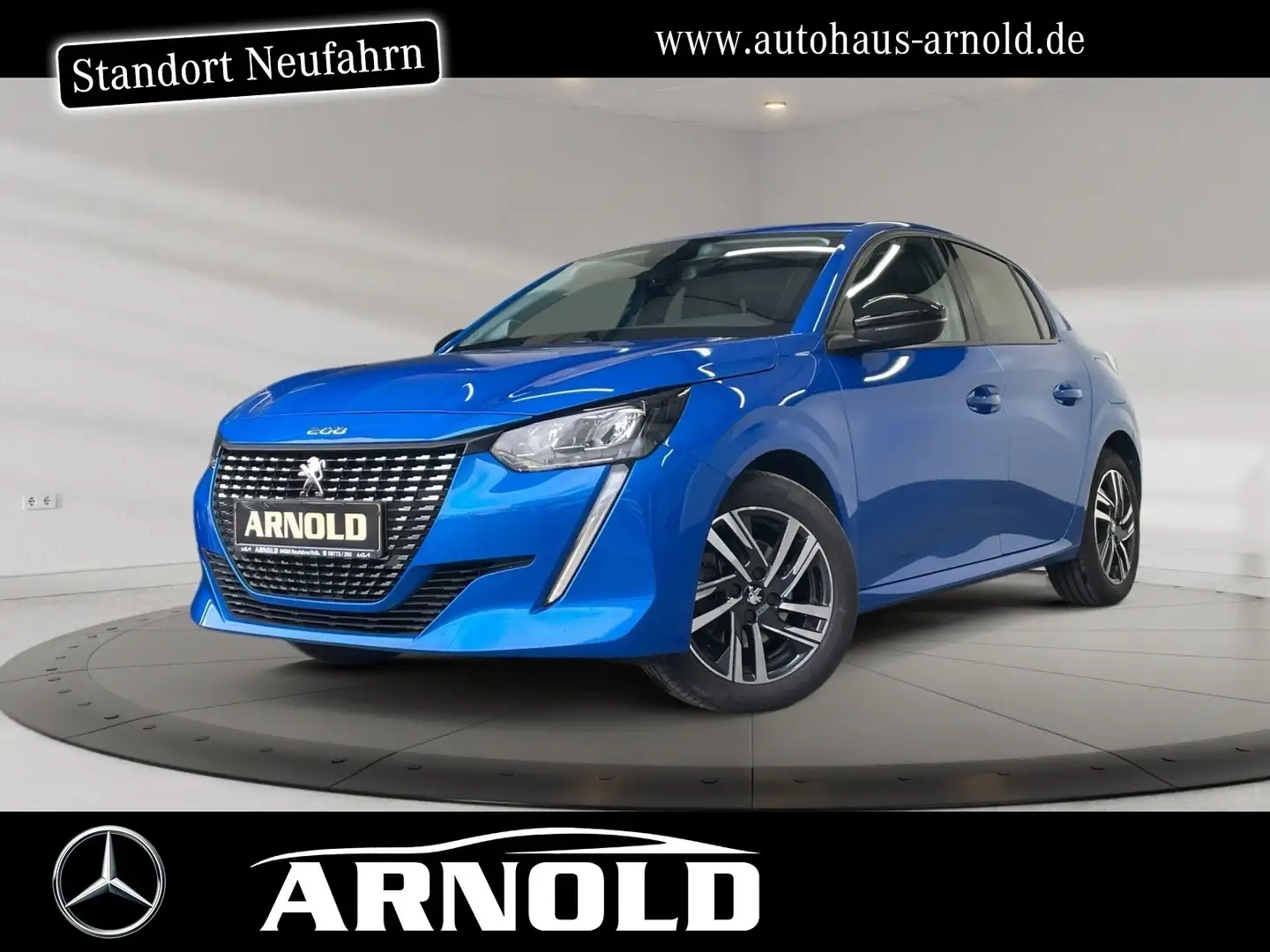 Peugeot 208 208 1.2 PureTech 100 Allure AHK KeylessGo LED BC Blauw - 1