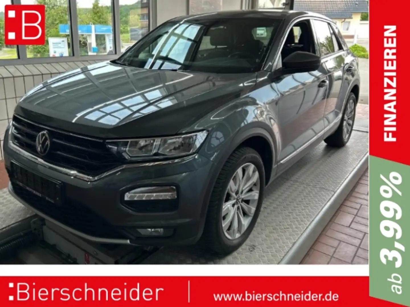 Volkswagen T-Roc 1.5 TSI Sport AHK REAR VIEW NAVI Grau - 1