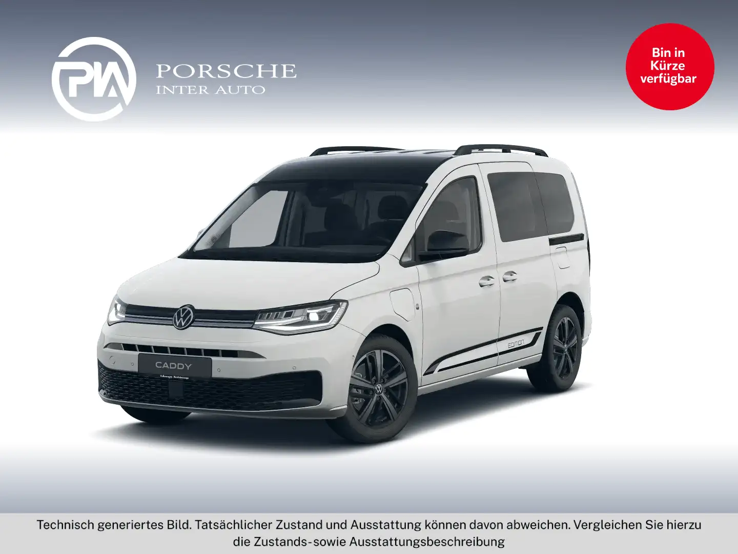 Volkswagen Caddy Edition eHybrid 110 kW Weiß - 1