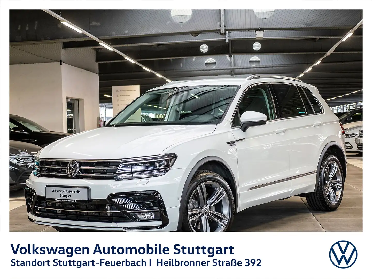 Volkswagen Tiguan Highline 2.0 TDI 4Motion DSG Navi AHK Weiß - 1