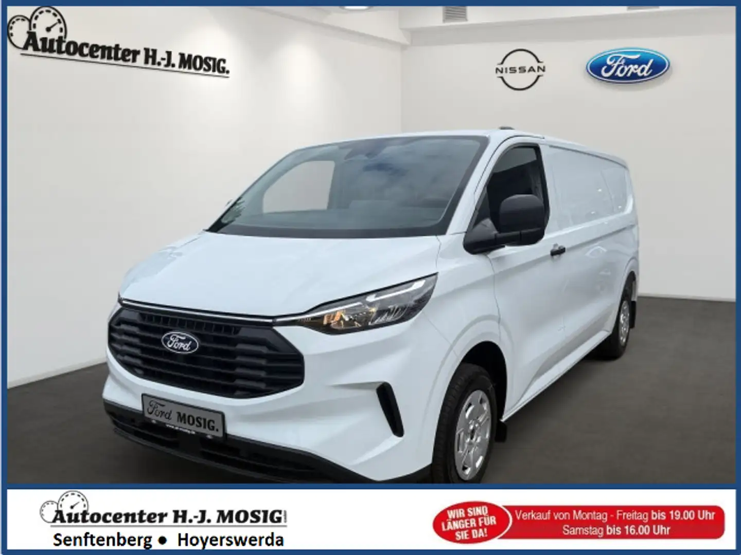 Ford Transit Custom Kasten 300 L1 Trend FWD Blanc - 1