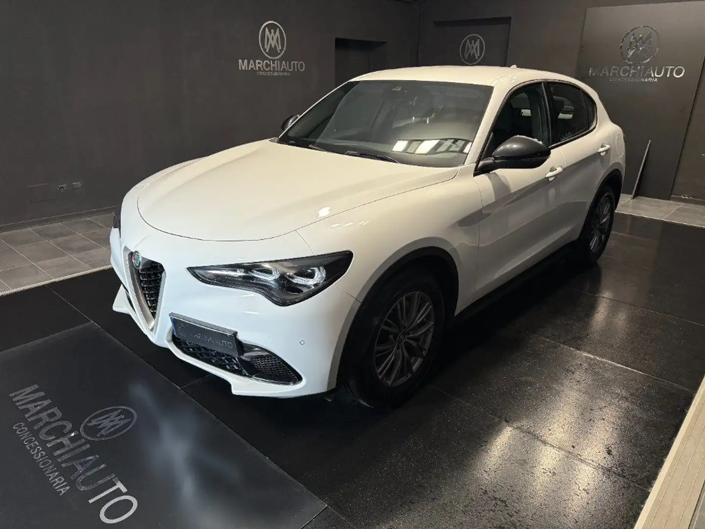 Alfa Romeo Stelvio 2.2 Turbodiesel 160 CV AT8 RWD Super Blanc - 1
