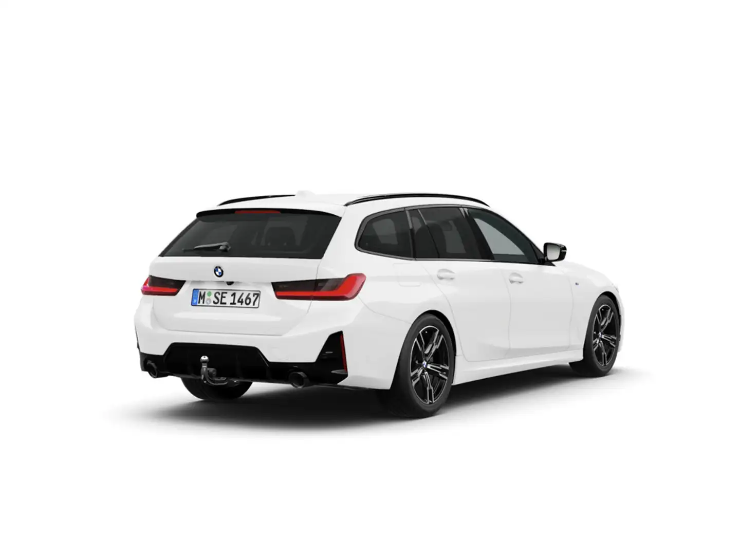 BMW 320 d Touring xDrive M-Sport AHK HUD LED NAVI Weiß - 2