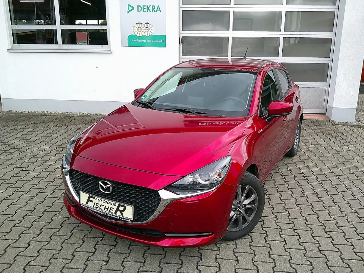 Mazda 2 SKYACTIV 90 AT Exclusive ALLWETTER/NAVI Rot - 1