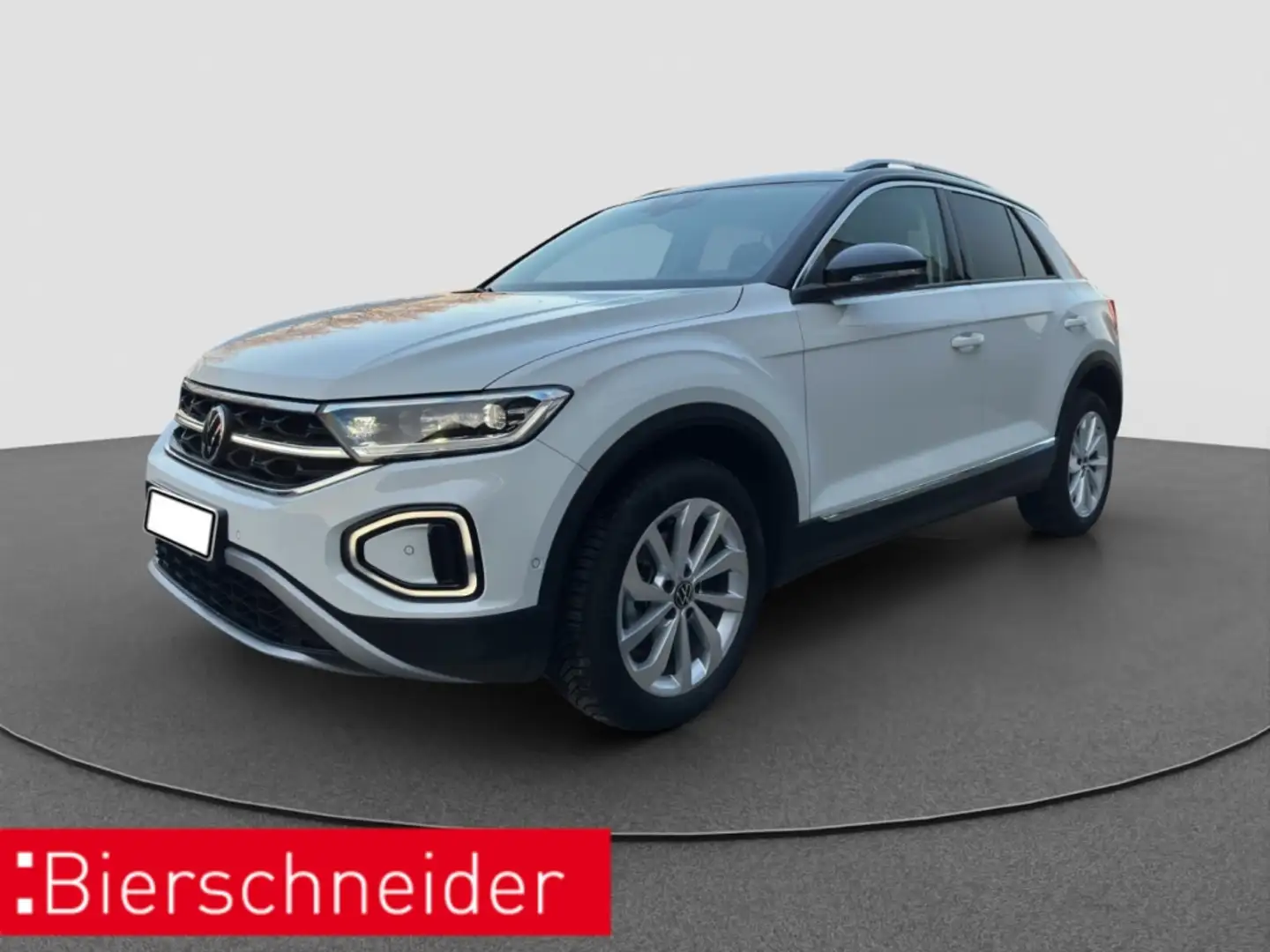 Volkswagen T-Roc 1.5 TSI DSG Style AHK IQ.LIGHT KAMERA NAVI AllS. Weiß - 1