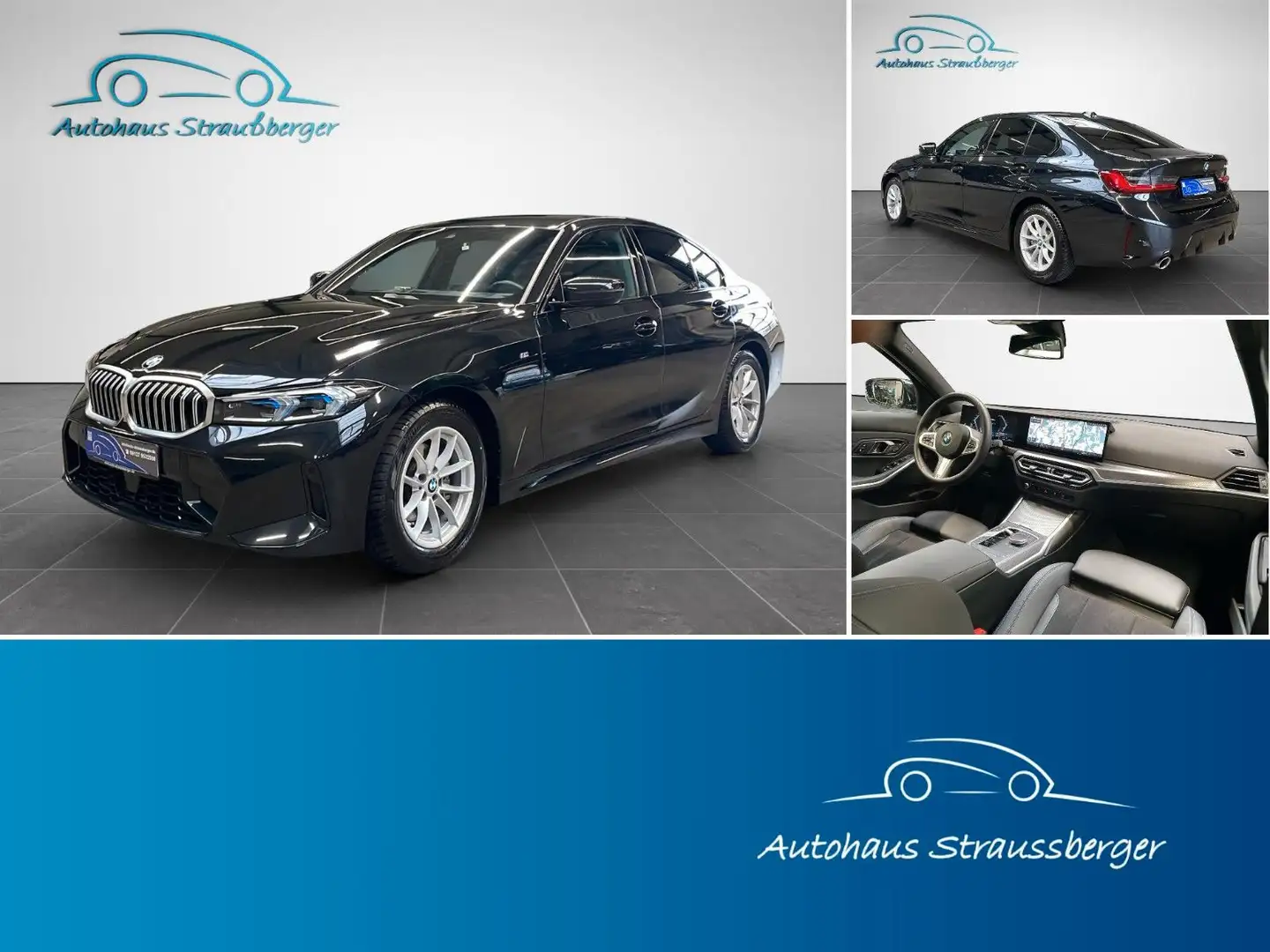 BMW 318 i M Sport ACC LED SHZ RFK HiFi HuD 3ZK KZU Zwart - 1