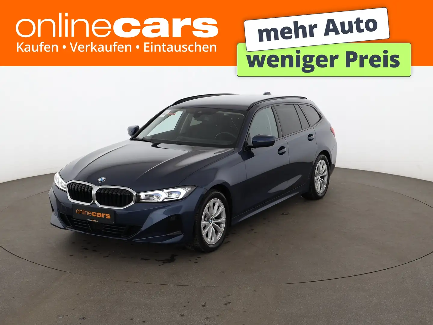 BMW 318 d Touring Aut LED STANDHZG HEAD-UP RADAR LEDER Blau - 1