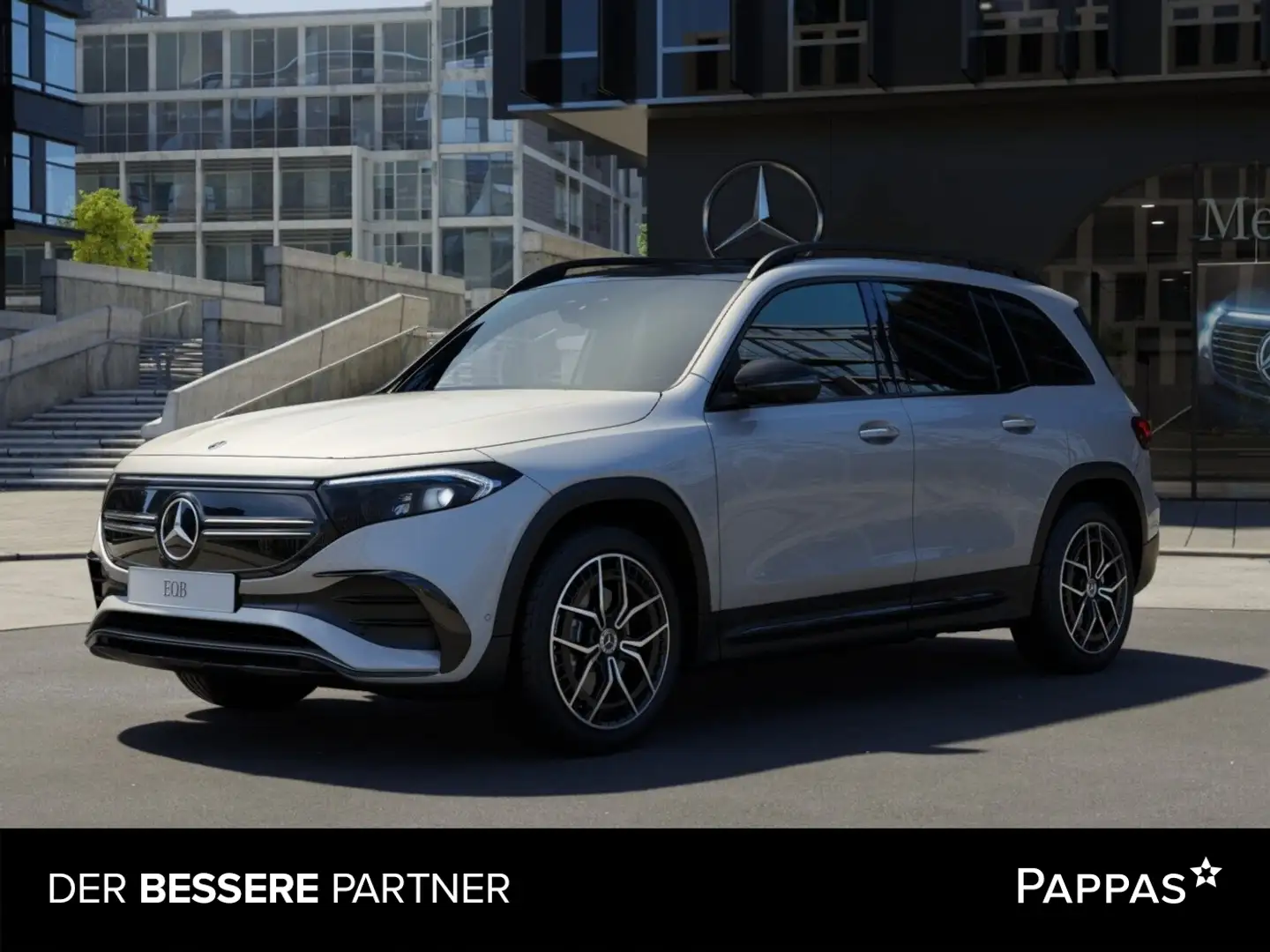 Mercedes-Benz EQB 300 4MATIC HUD Navi PTS Pano AUT Wide Cam Weiß - 1