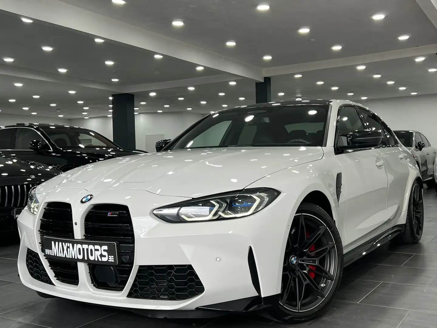 BMW M3 xDrive Competition Widescreen Carbone Laser 21%VAT Blanc - 1