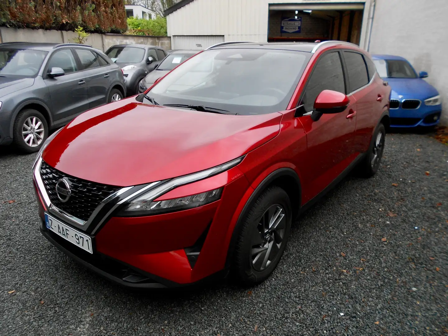 Nissan Qashqai 1.3 DIG-T MHEV Acenta  TVAC / BTW IN Rouge - 1
