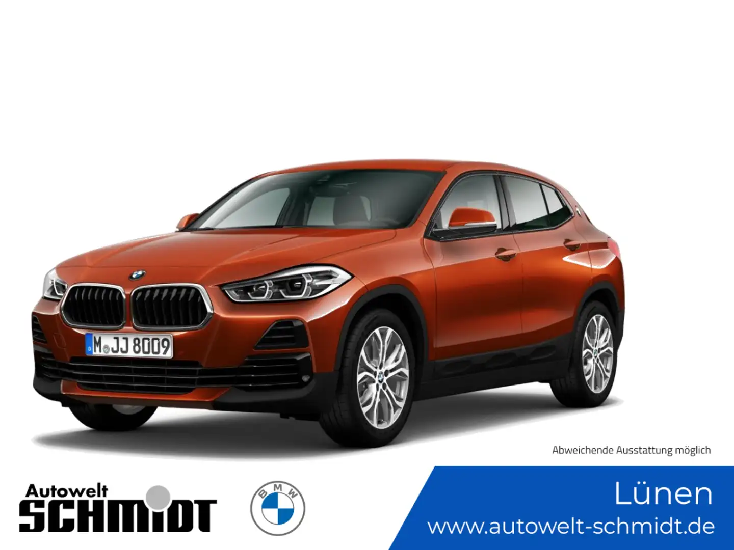 BMW X2 xDrive18d + 2Jahre-BPS.-GARANTIE Orange - 1