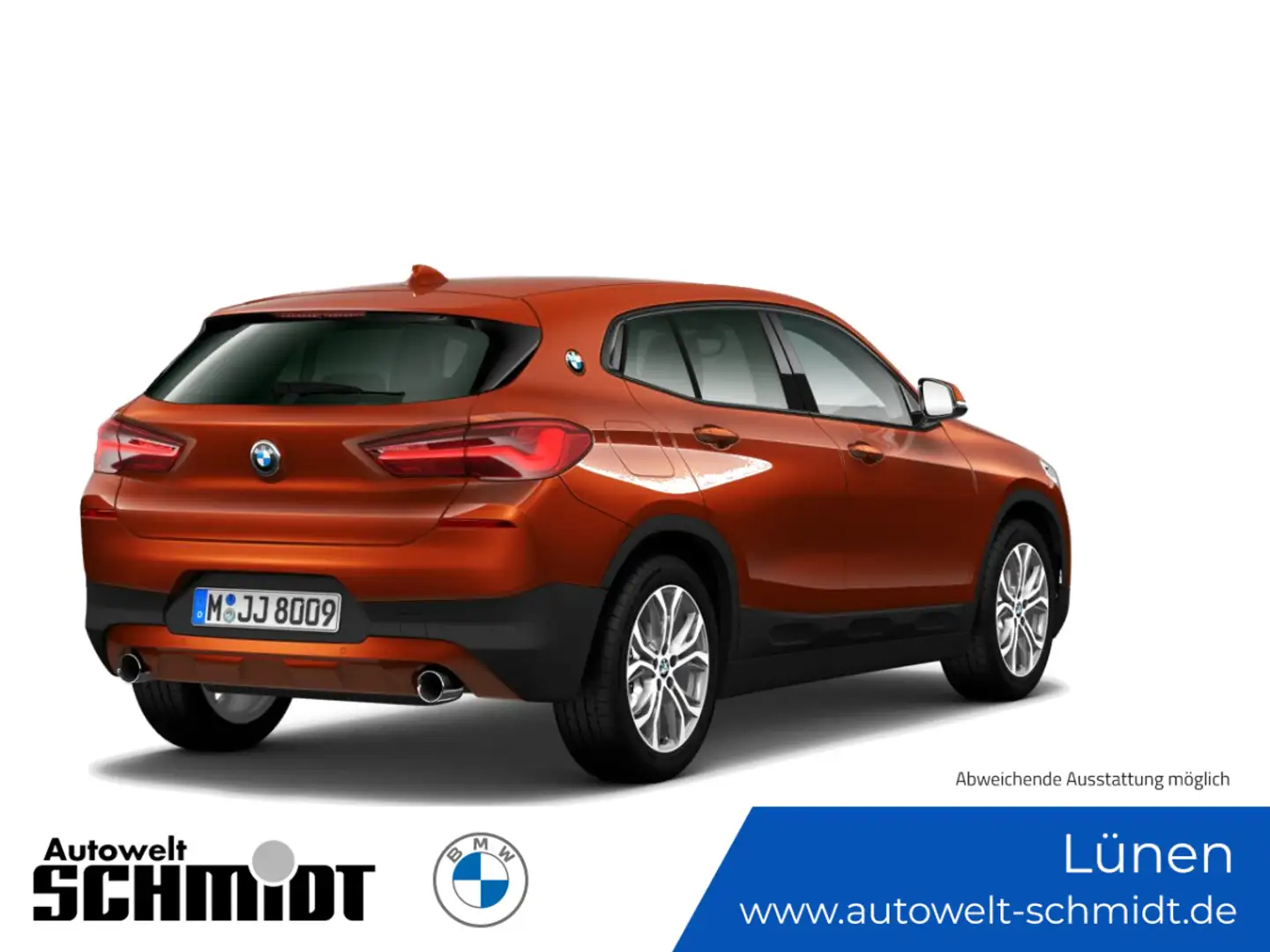 BMW X2 xDrive18d + 2Jahre-BPS.-GARANTIE Orange - 2