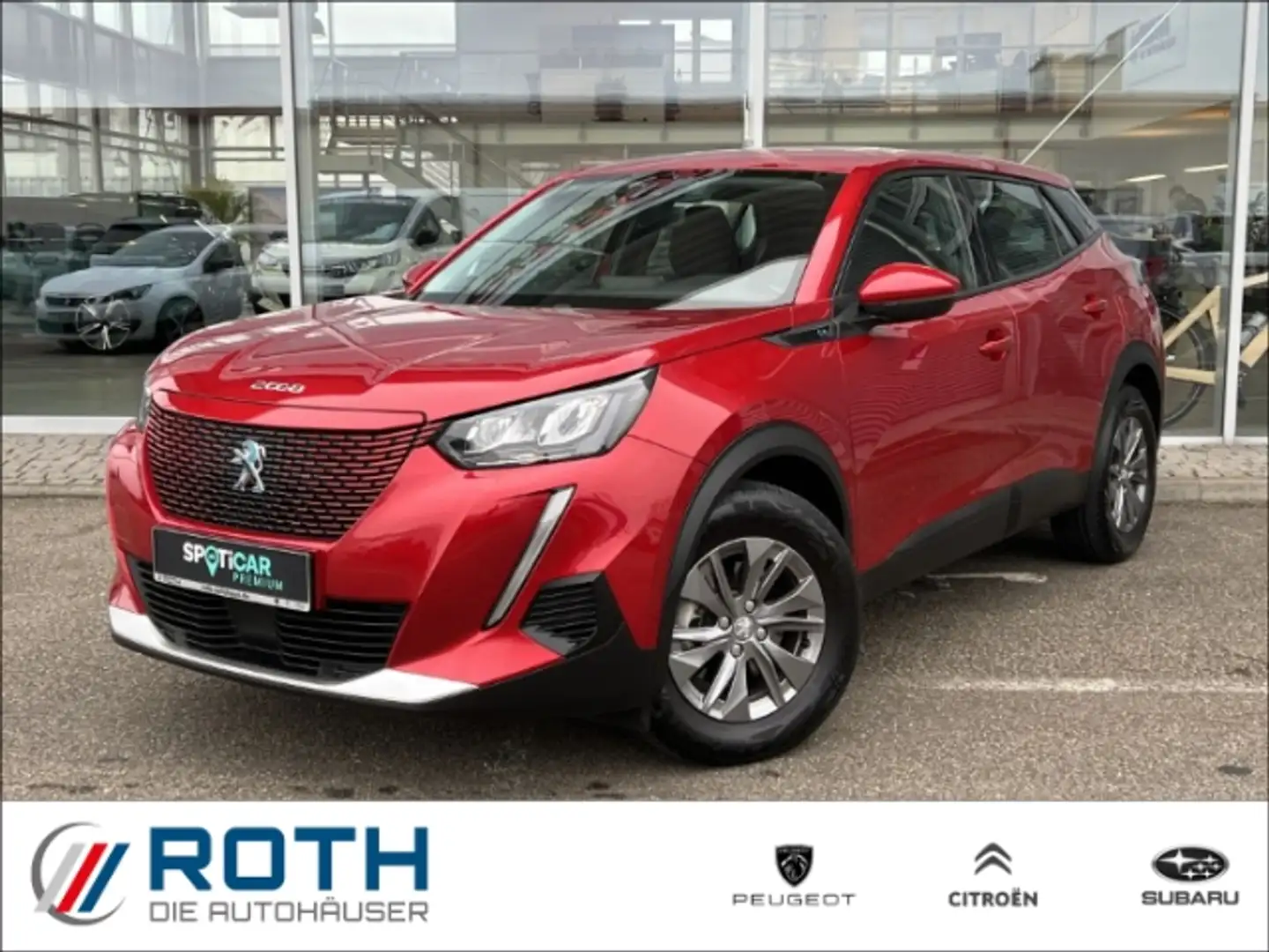 Peugeot 2008 136 Elektro Active Kamera Sitzheizung Navi Rouge - 1