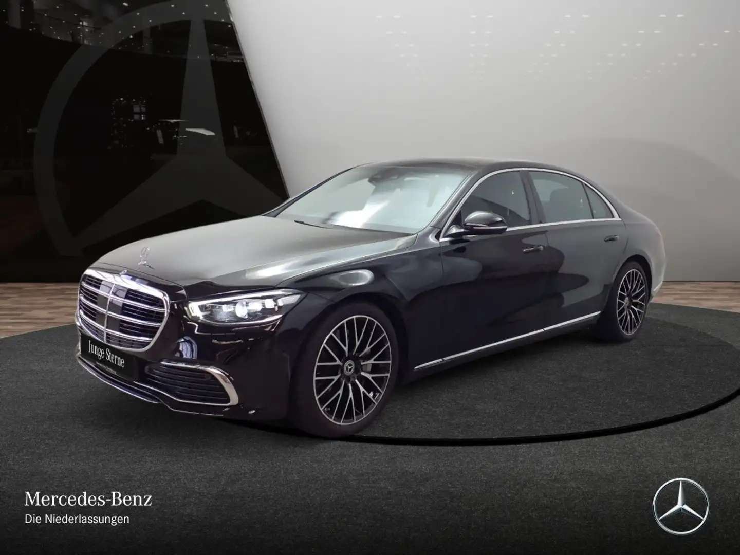 Mercedes-Benz S 400 d L 4M PANO+MULTIBEAM+STHZG+FAHRASS+20" Schwarz - 2