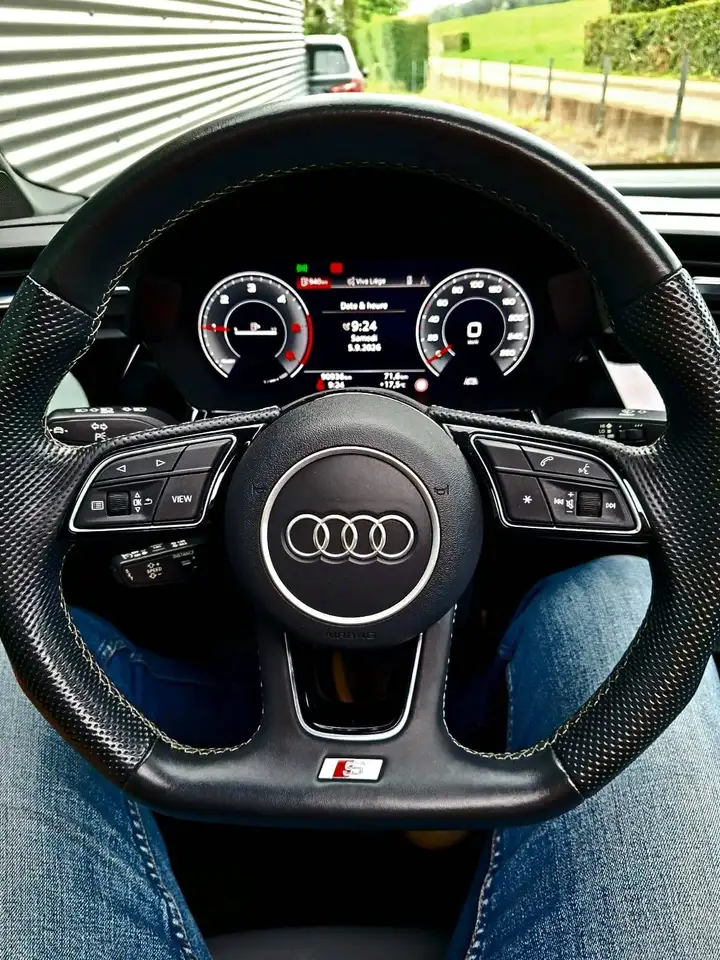 Audi A4 🔺A4*S*LINE*FULL BLACK*XENON*TOIR OUVRANT*CARPASS*CARPLAY🔺, миниатюра 11