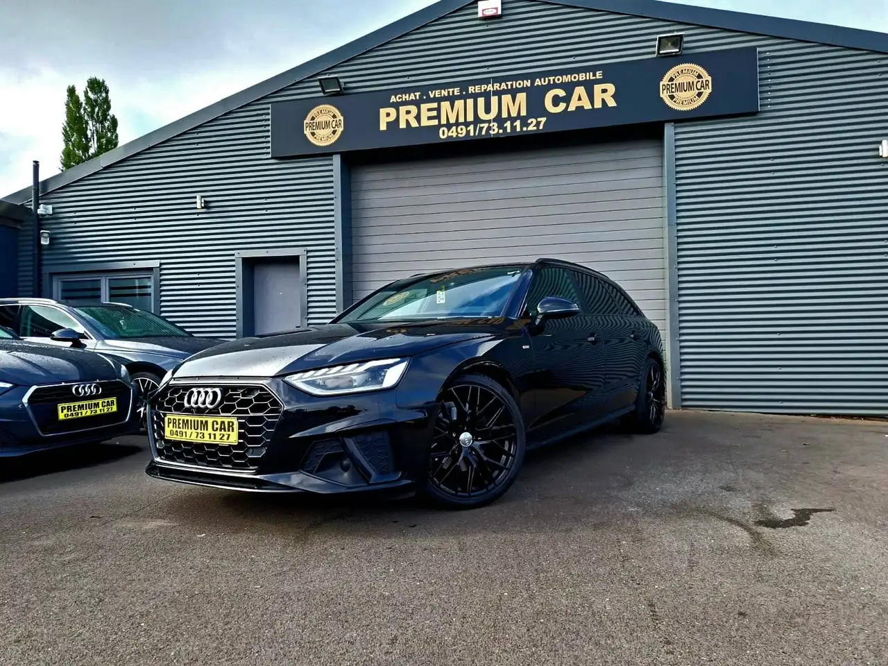Audi A4 🔺A4*S*LINE*FULL BLACK*XENON*TOIR OUVRANT*CARPASS*CARPLAY🔺, миниатюра 2