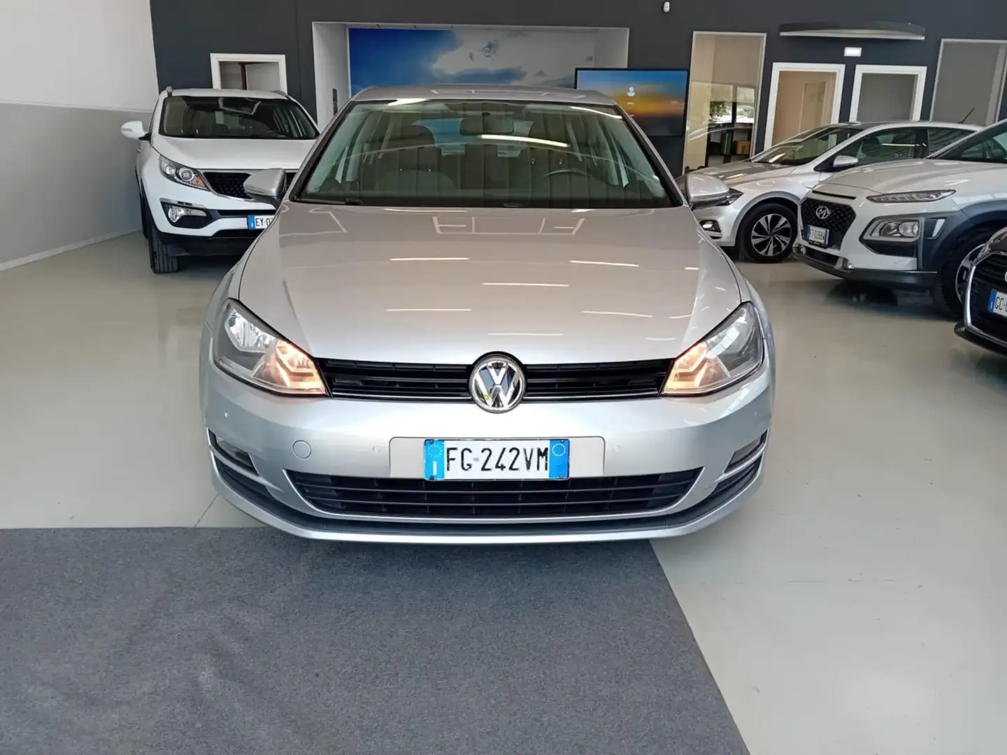 Volkswagen Golf Golf VII 2013 5p 1.6 tdi (btdi) Highline 110cv dsg Argento - 2