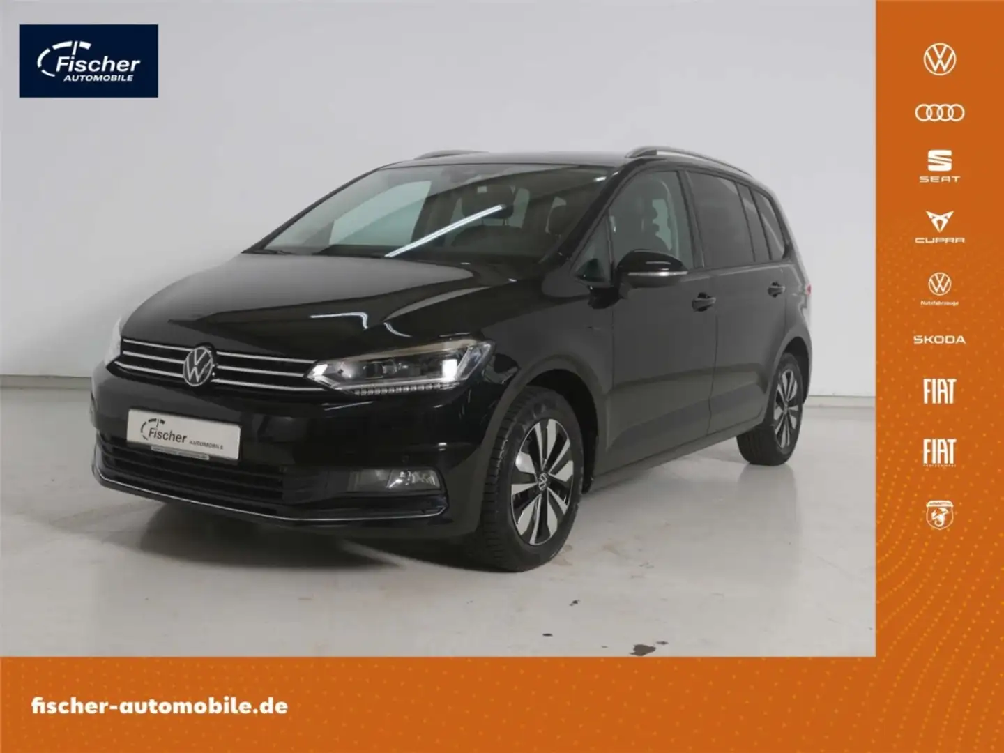 Volkswagen Touran 1.5 TSI GOAL DSG 7-Sitze/LED/NAV/RFK/ACC Schwarz - 1