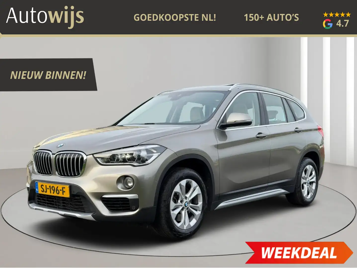 BMW X1 SDrive20i High Executive|FACELIFT|PANO|LEDER|AUT|T Grijs - 1