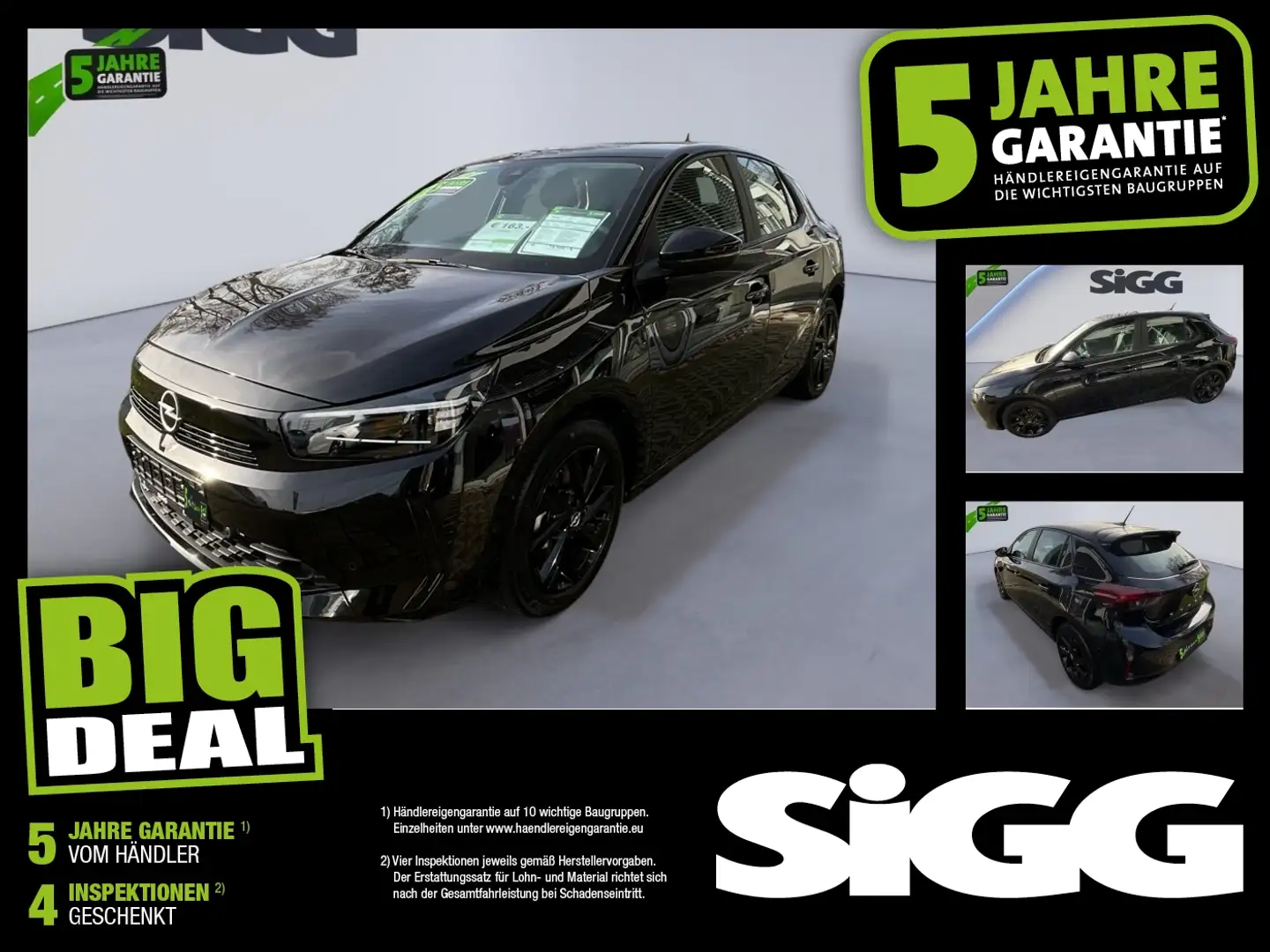 Opel Corsa F 1.2 Turbo Edition Sitz&Lenkradheizung Schwarz - 1