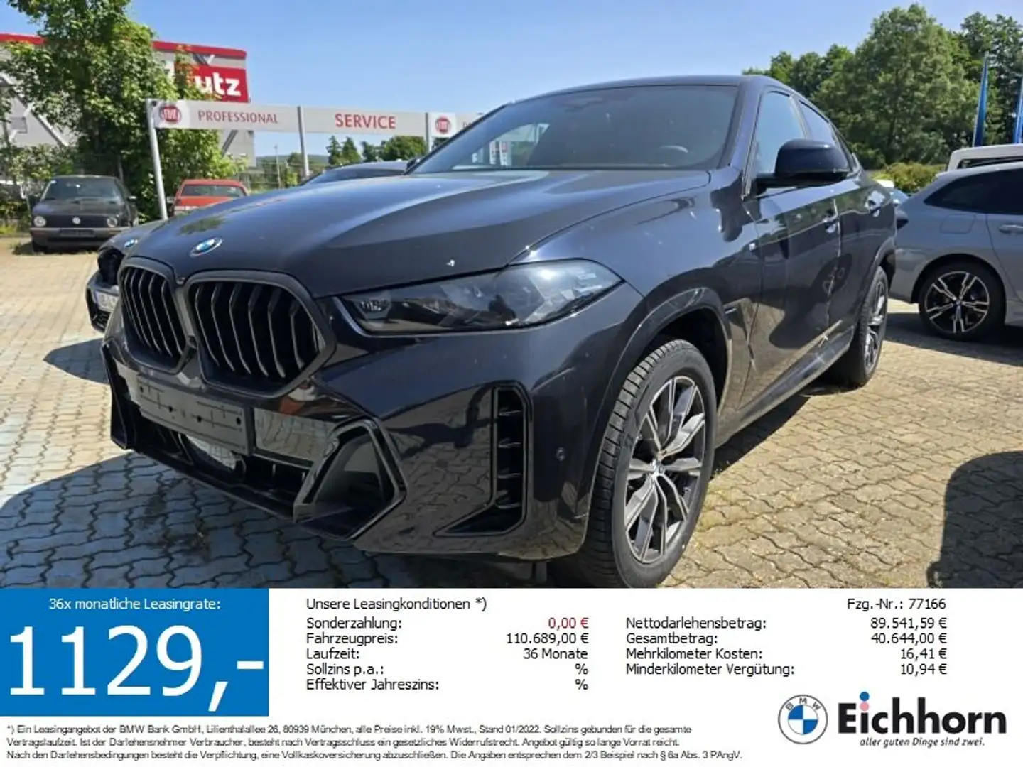 BMW X6 xDrive30d M Sport Schwarz - 1