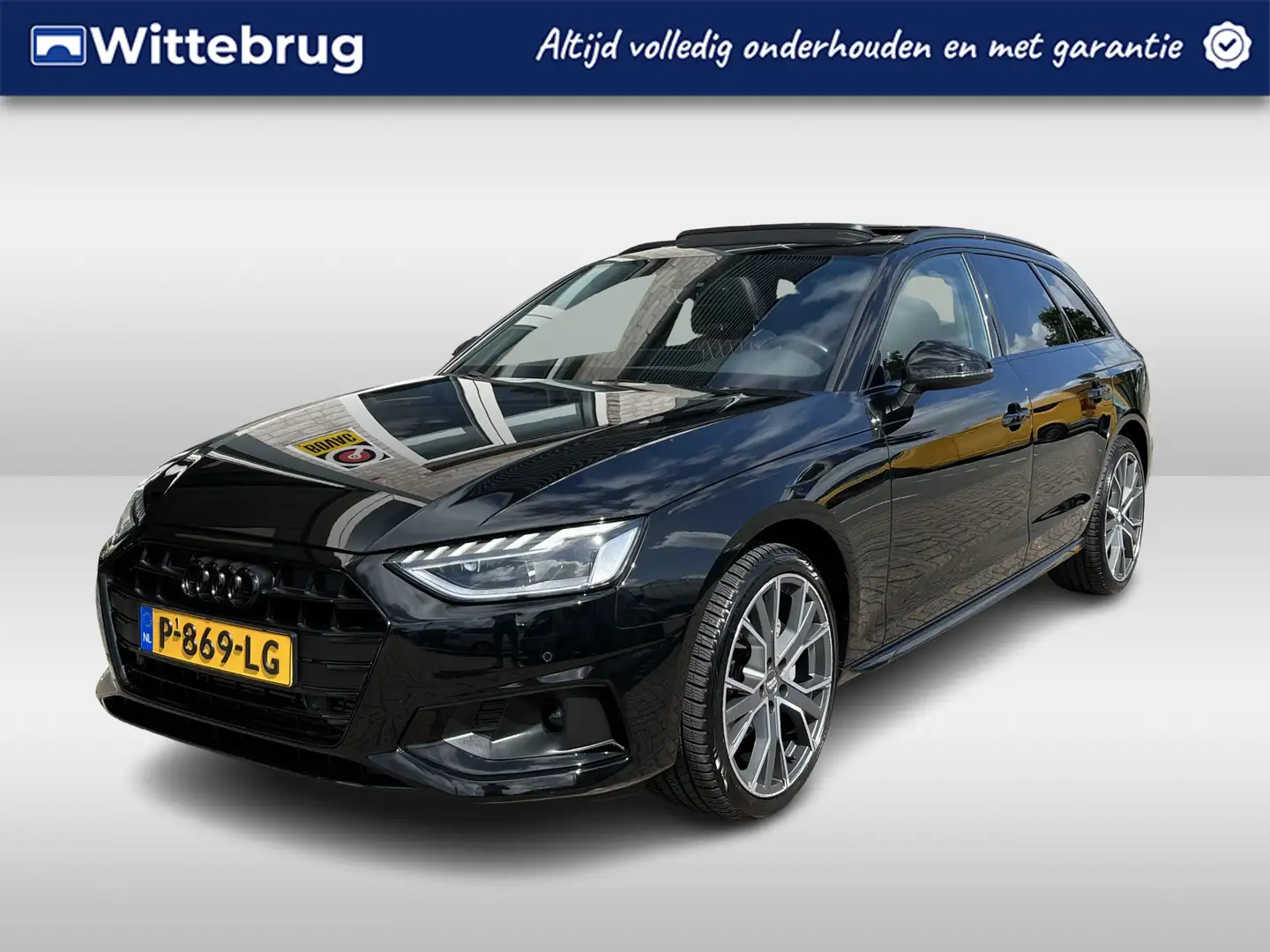 Audi A4 Avant 40 TFSI S edition / AUTOMAAT/ PANO/ LEER/ PA Noir - 1