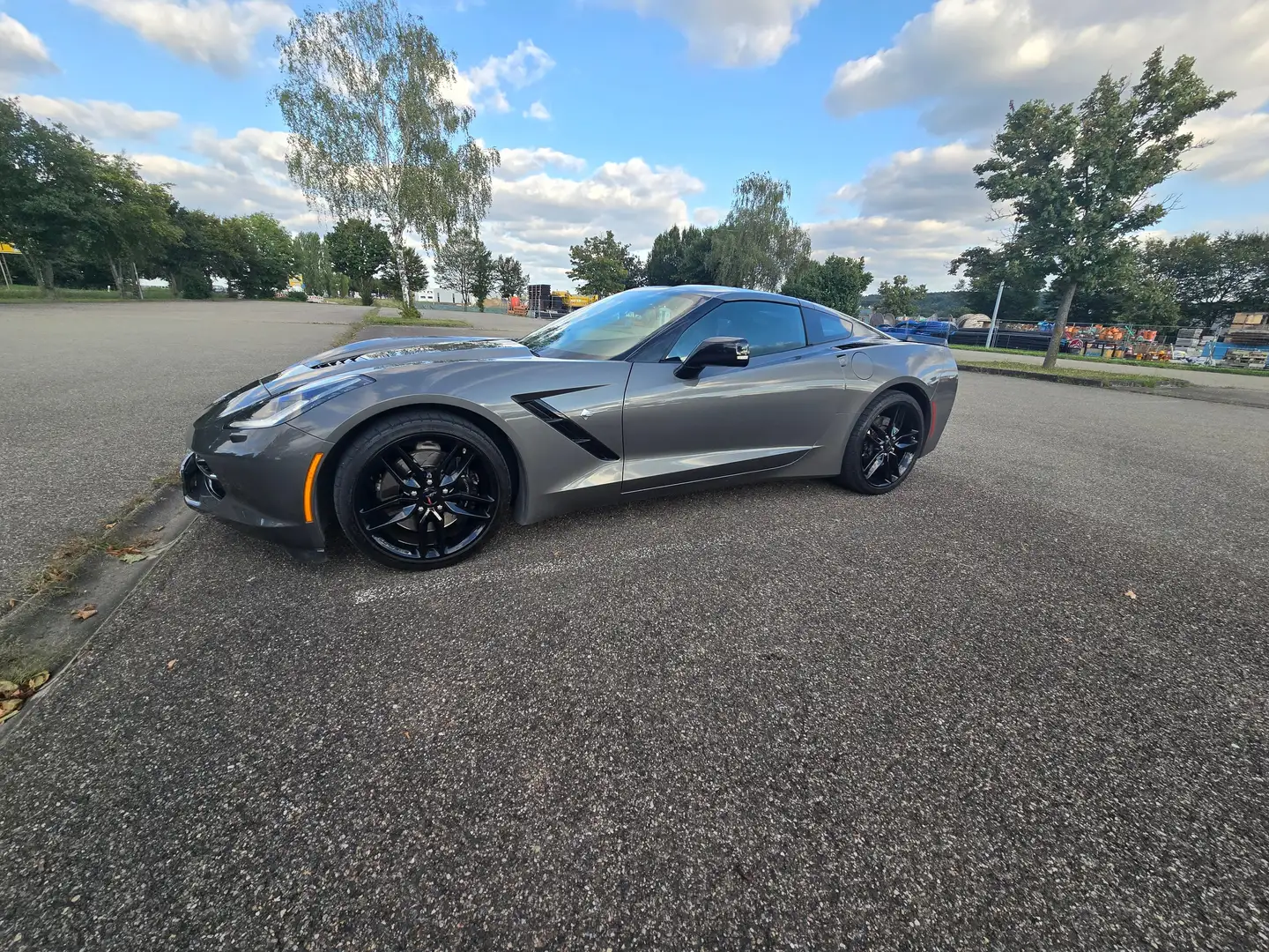 Corvette C7 EU Mod.,Unfallfrei, Sheft, 3LT Grau - 1