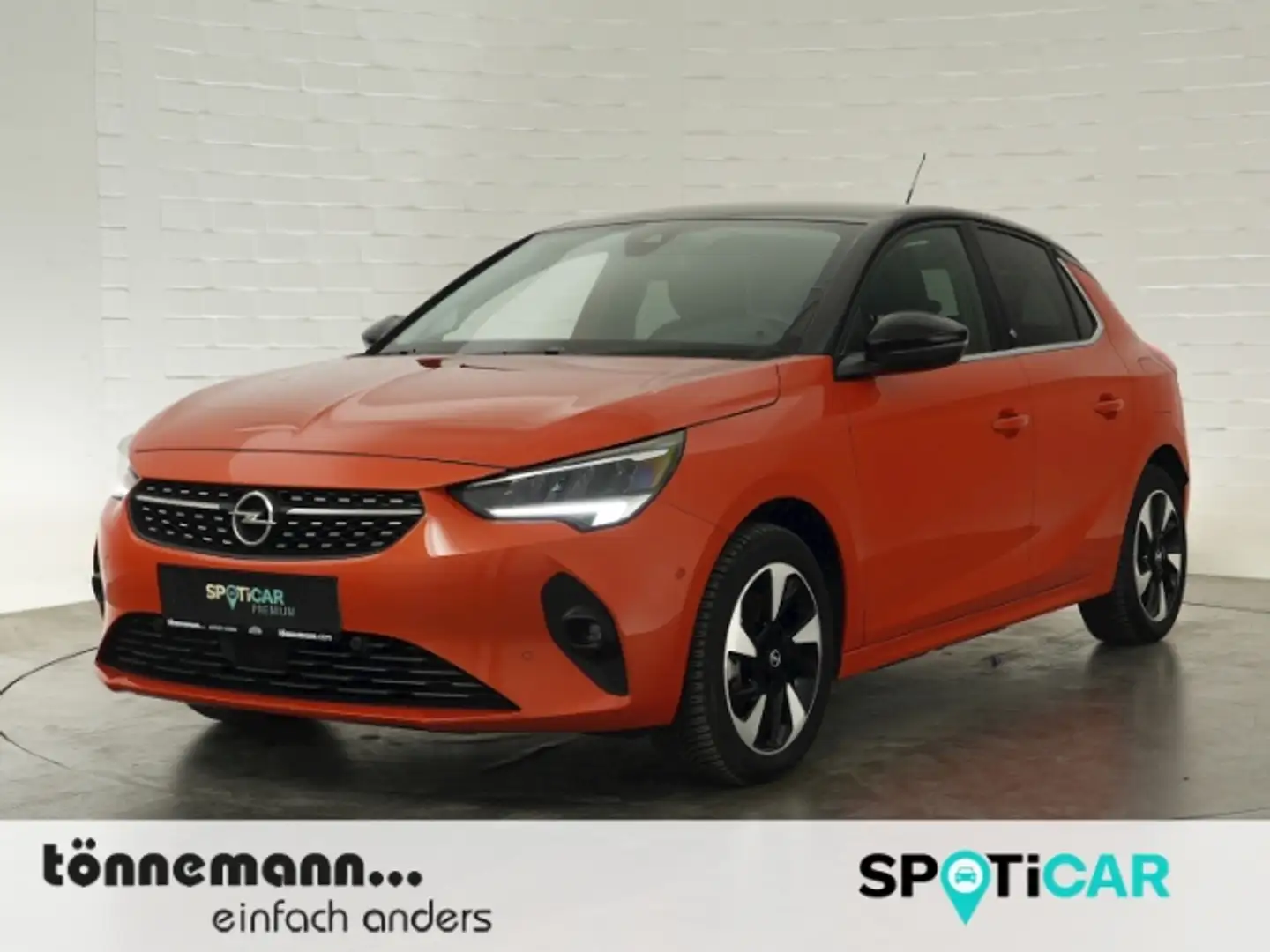 Opel Corsa-e F ELEGANCE 50kWH AT+LED+RÜCKFAHRKAMERA+SITZ-/LENKR Orange - 1