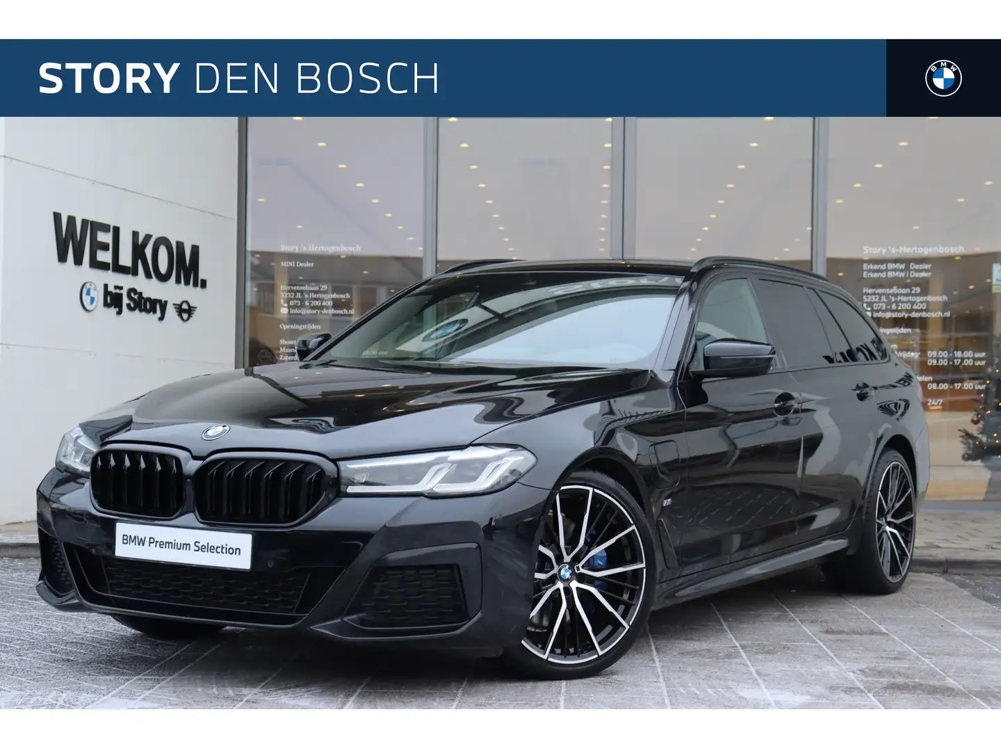 BMW 530 5 Serie Touring 530e High Executive M Sport Automa Schwarz - 1