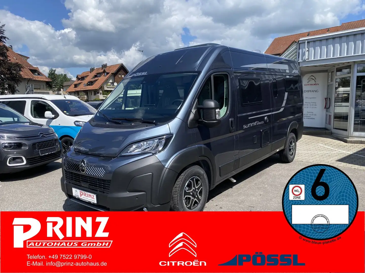 Pössl Summit Shine 600L 140 Heavy  Autom*Mod. 25 Grijs - 1