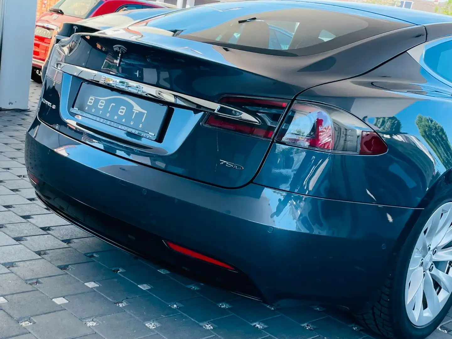 Tesla Model S 75D/NEU HV Batterie/KostenlosLaden10tkm Grijs - 2